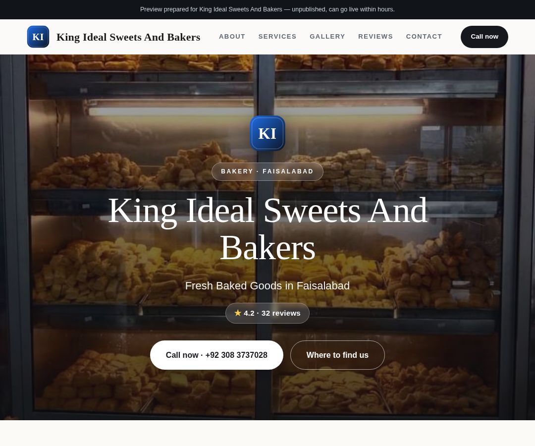 King Ideal Sweets And Bakers