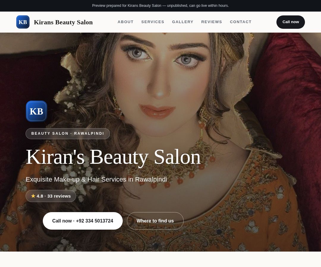 Kirans Beauty Salon
