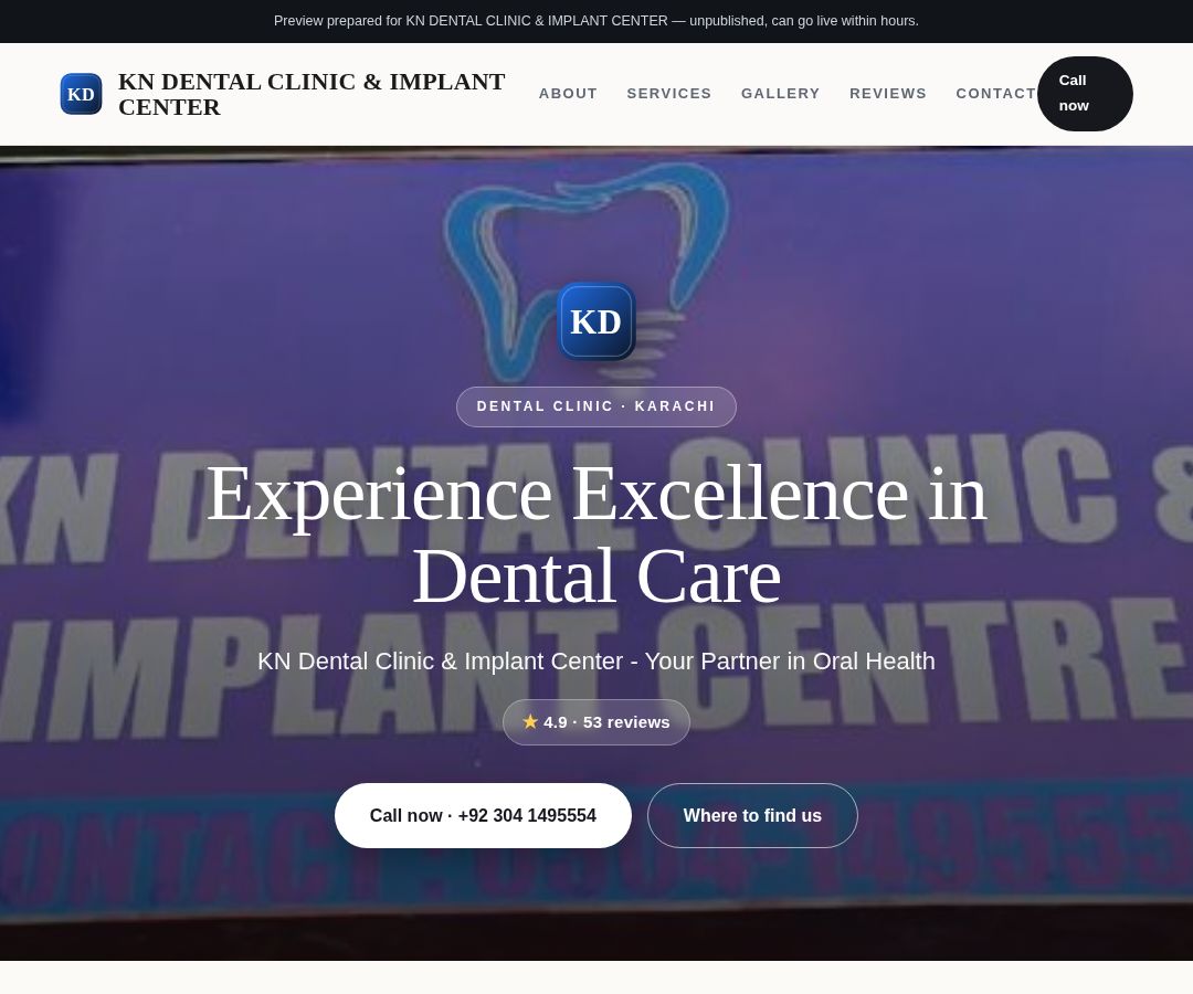 KN DENTAL CLINIC & IMPLANT CENTER