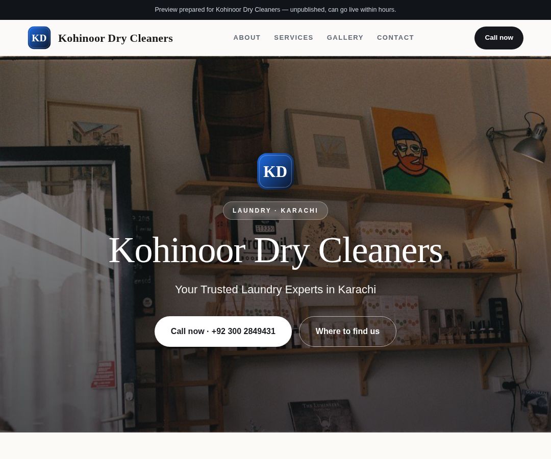 Kohinoor Dry Cleaners