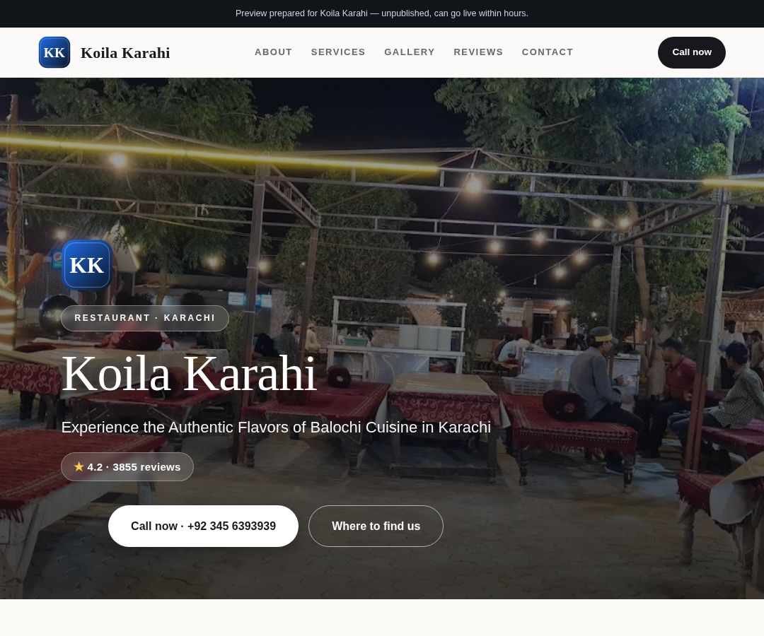 Koila Karahi
