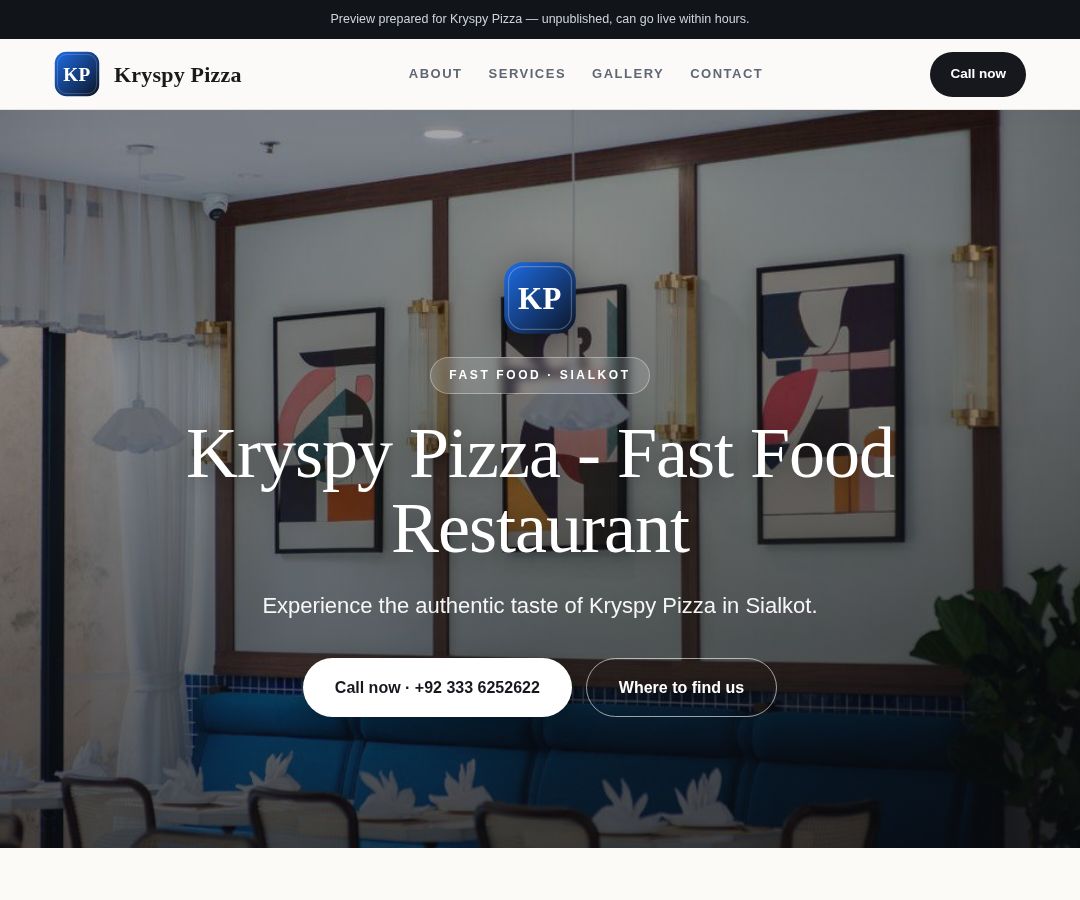 Kryspy Pizza