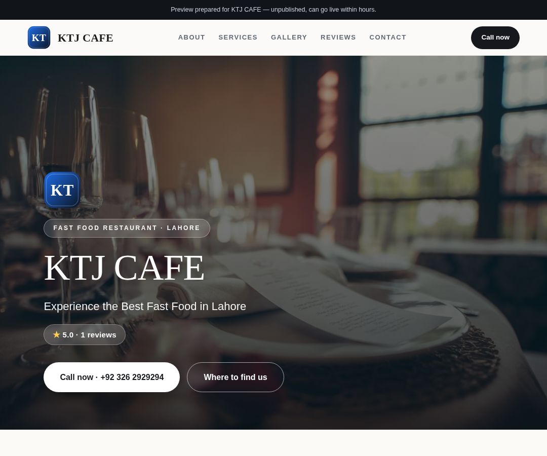 KTJ CAFE