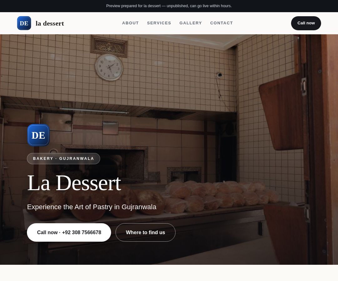 la dessert