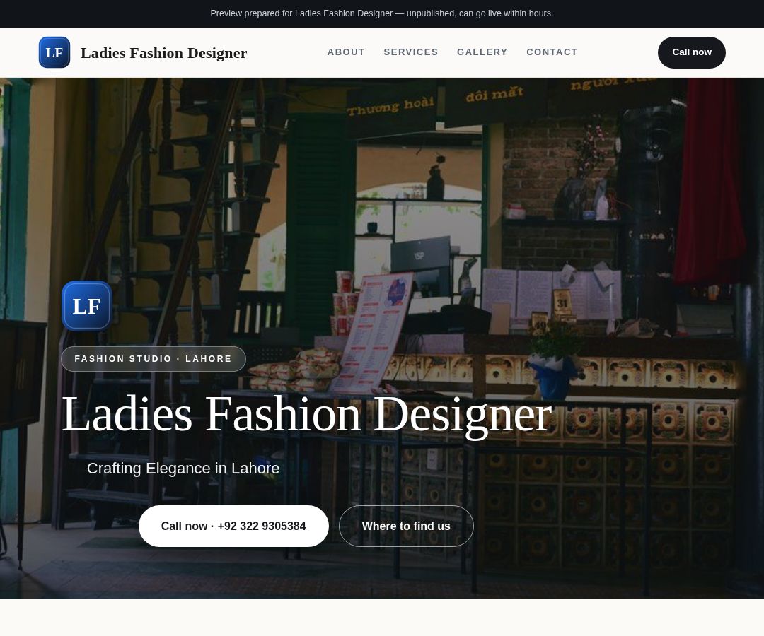 Ladies Fashion Designer