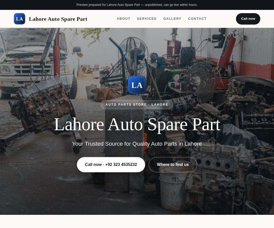 Lahore Auto Spare Part