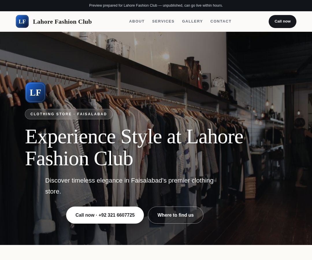 Lahore Fashion Club