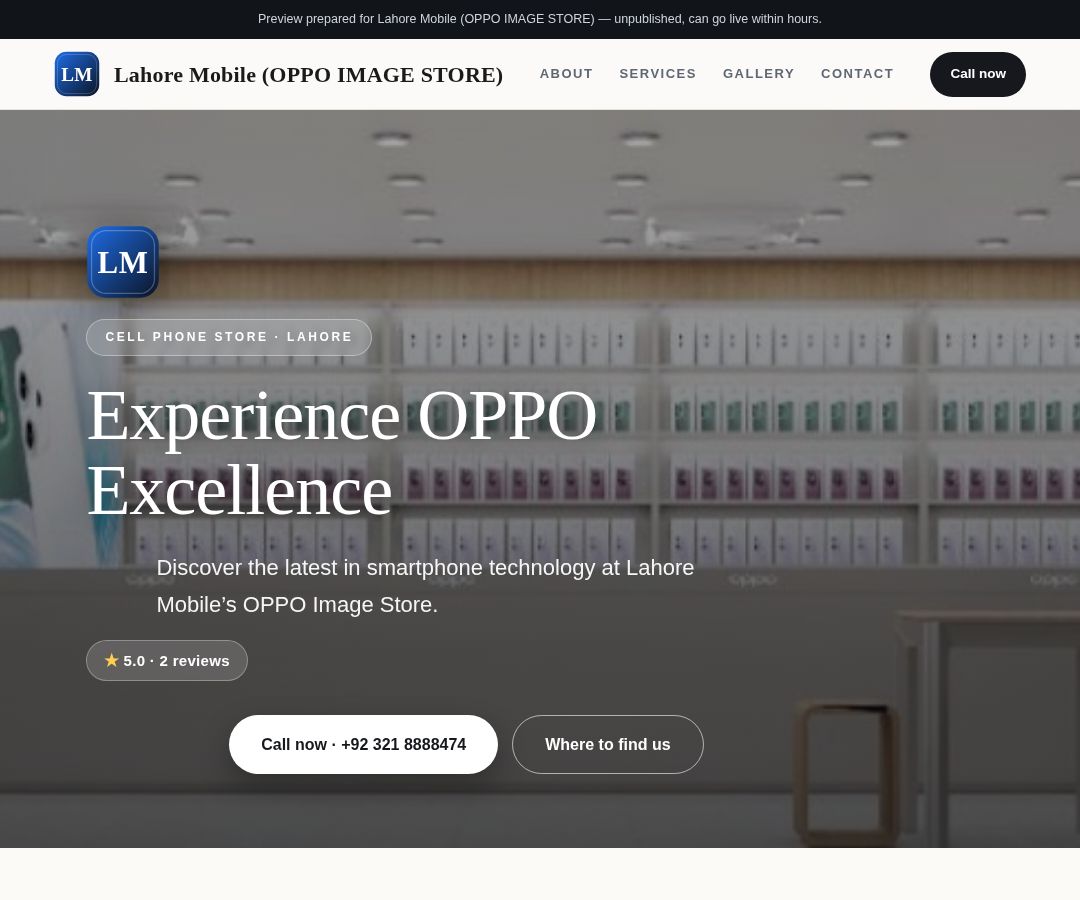 Lahore Mobile (OPPO IMAGE STORE)