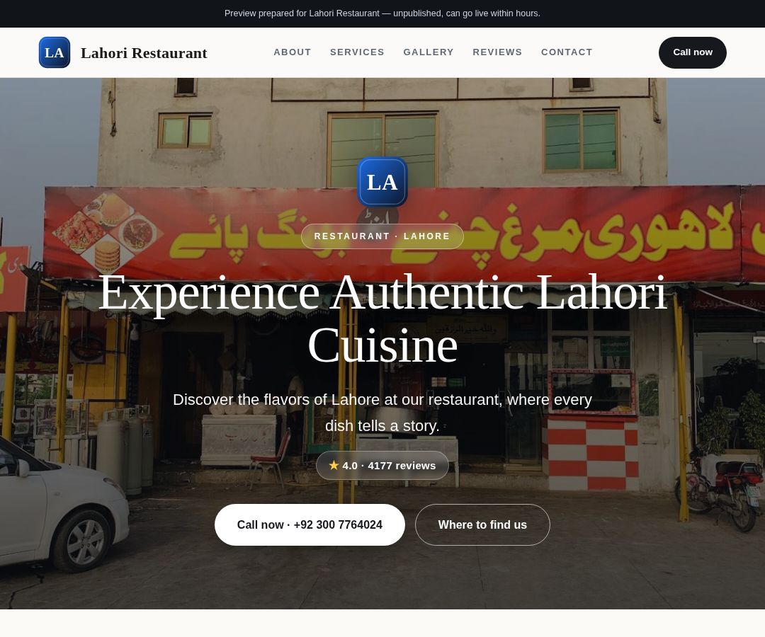 Lahori Restaurant