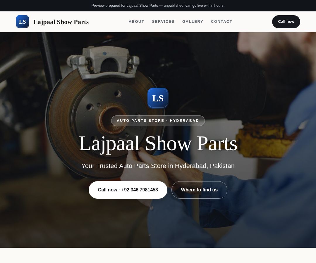 Lajpaal Show Parts