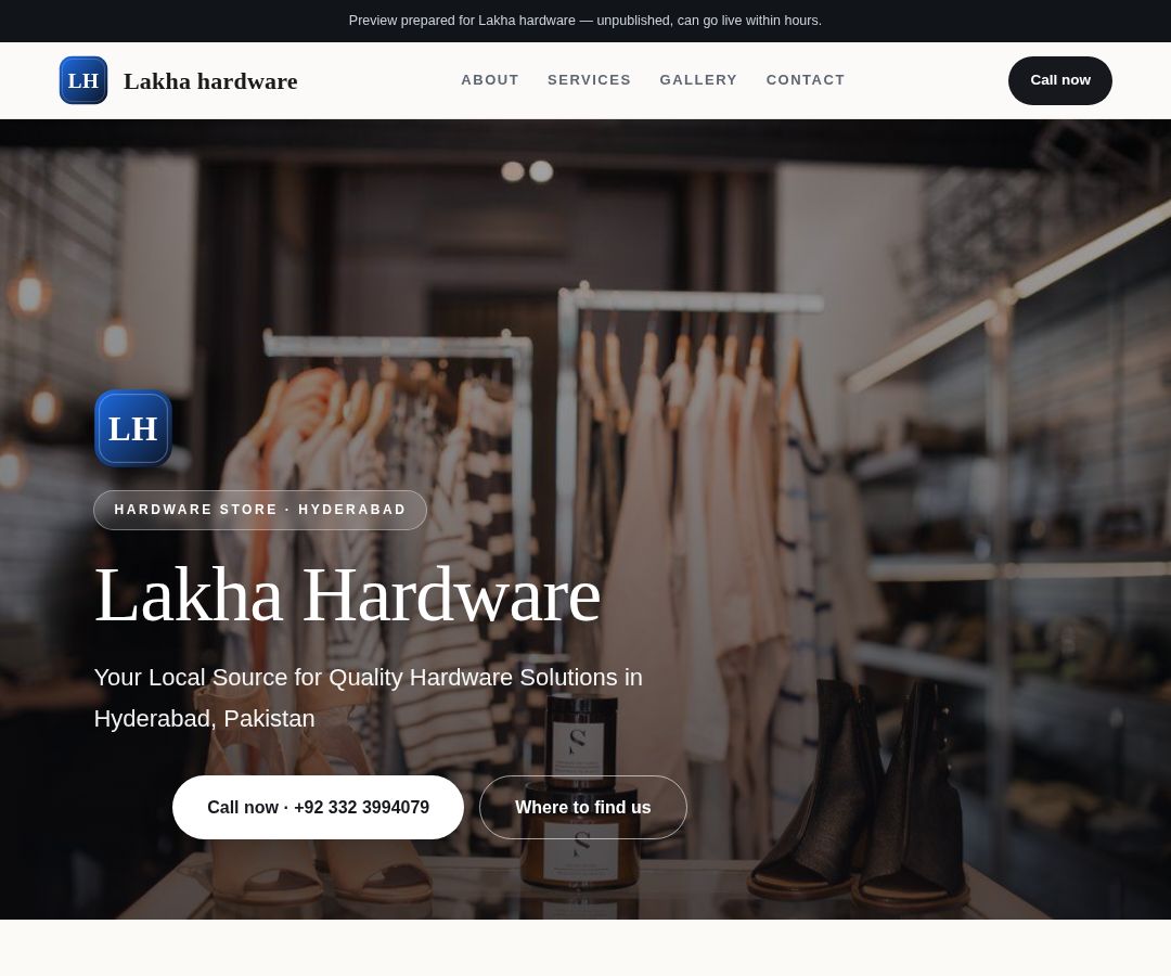 Lakha hardware