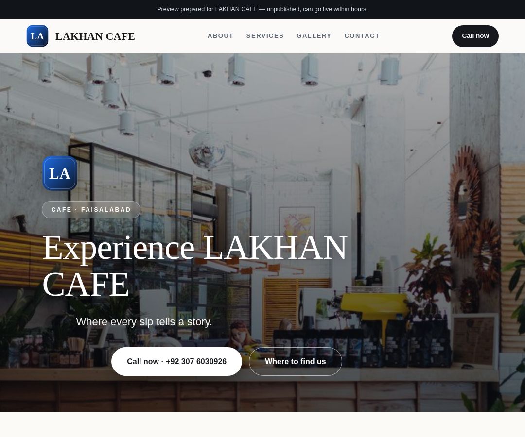 LAKHAN CAFE