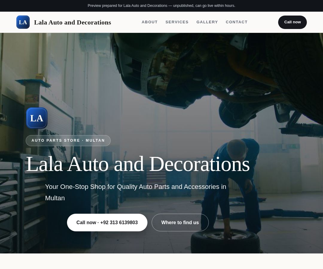 Lala Auto and Decorations