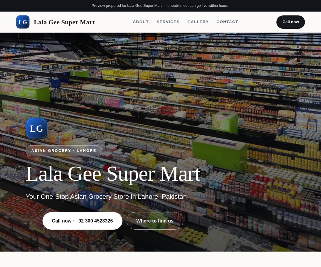 Lala Gee Super Mart