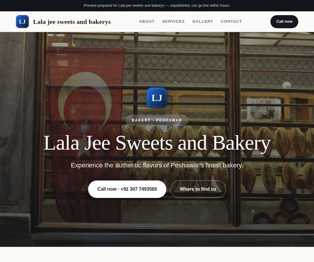 Lala jee sweets and bakerys