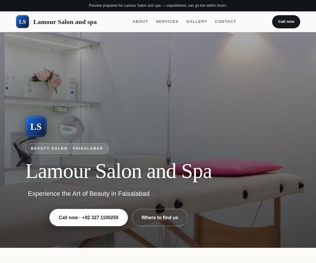 Lamour Salon and spa