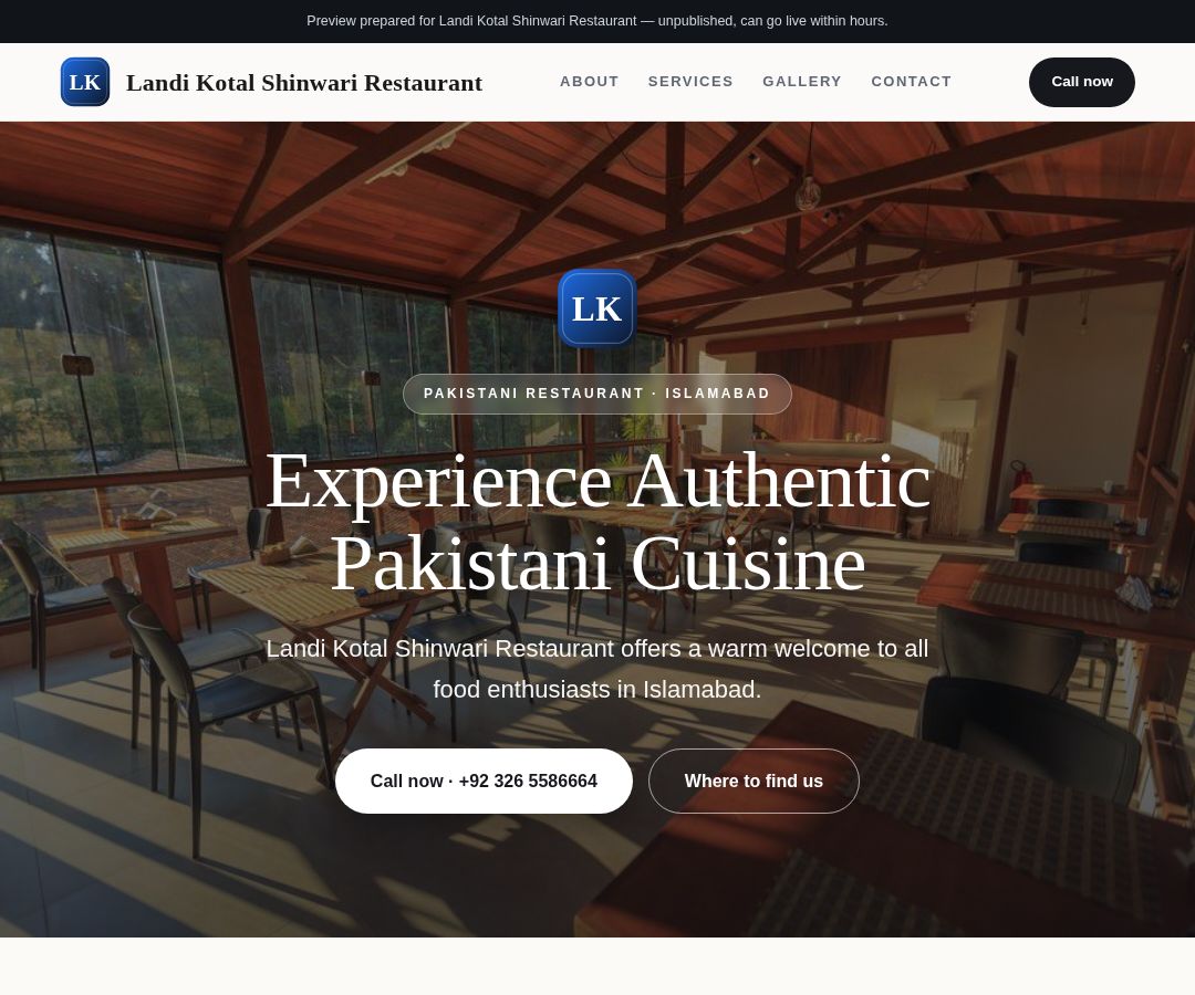 Landi Kotal Shinwari Restaurant