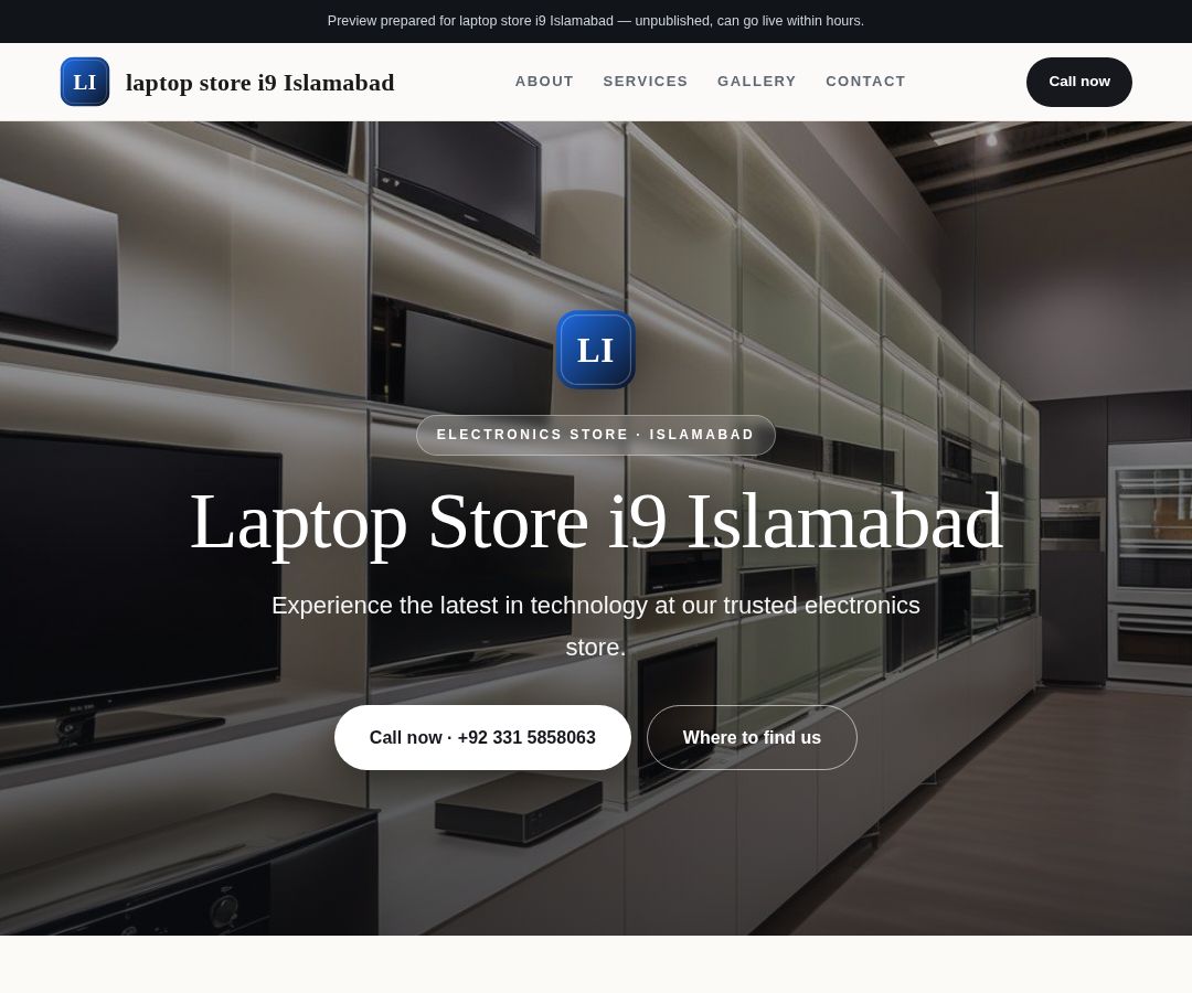 laptop store i9 Islamabad