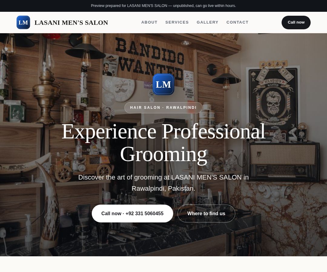LASANI MEN'S SALON