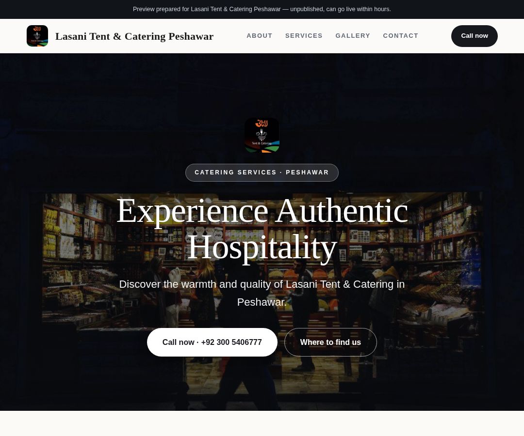 Lasani Tent & Catering Peshawar