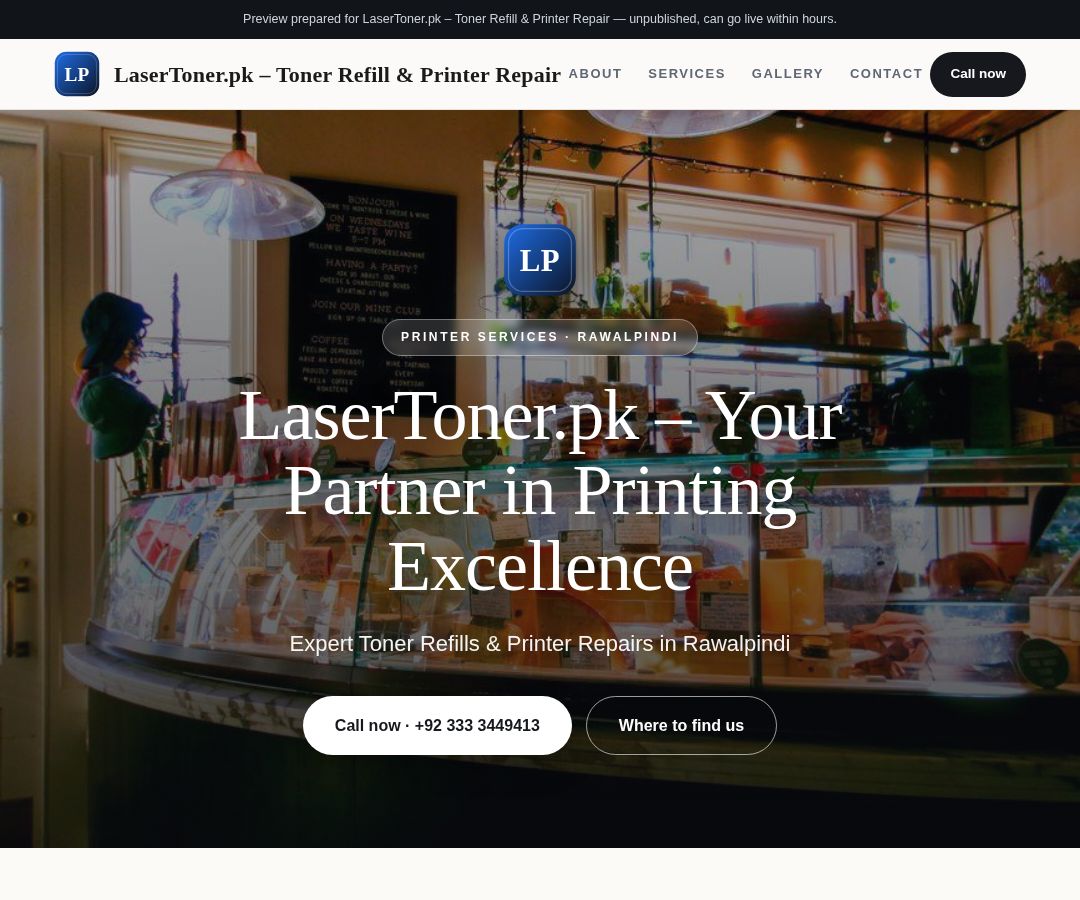 LaserToner.pk – Toner Refill & Printer Repair