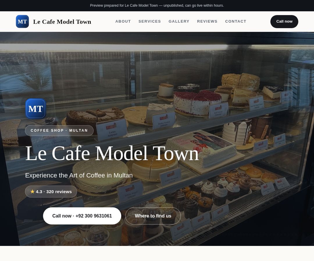 Le Cafe Model Town