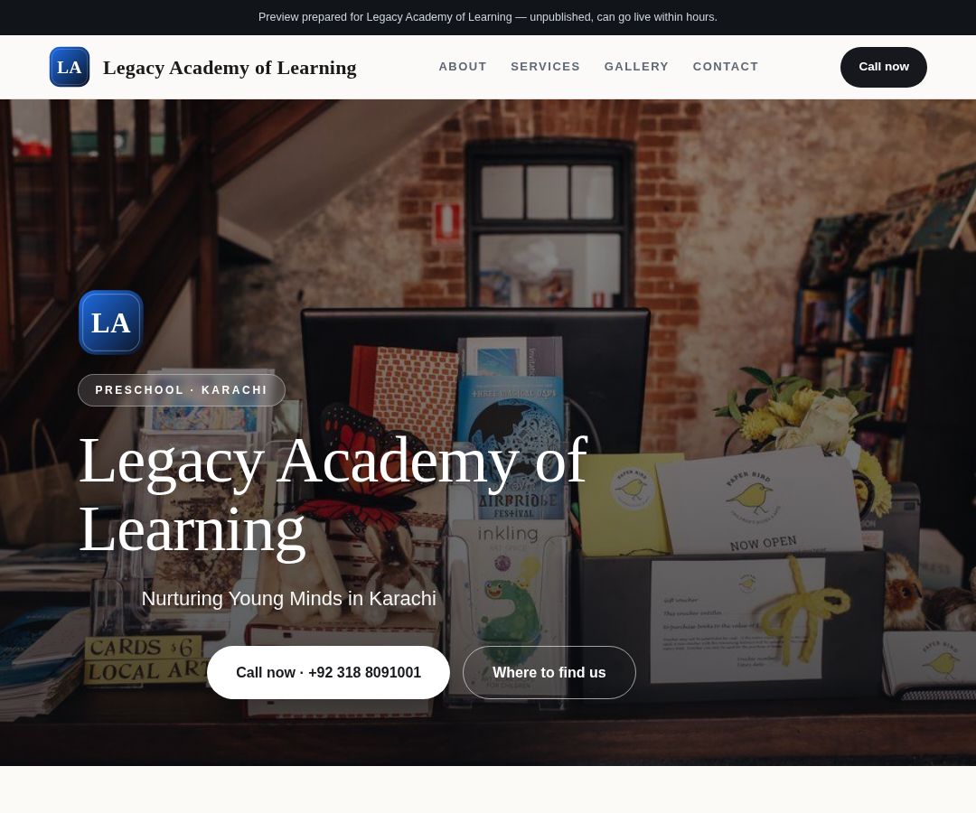 Legacy Academy of Learning