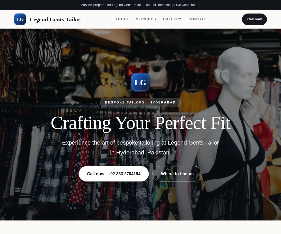Legend Gents Tailor
