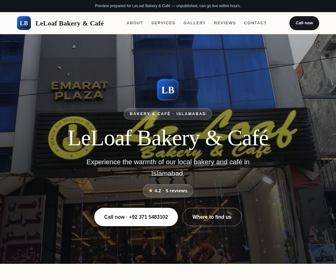 LeLoaf Bakery & Café