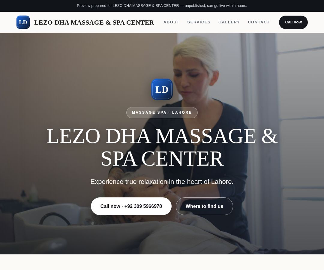 LEZO DHA MASSAGE & SPA CENTER