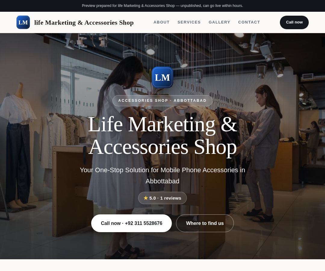 life Marketing & Accessories Shop