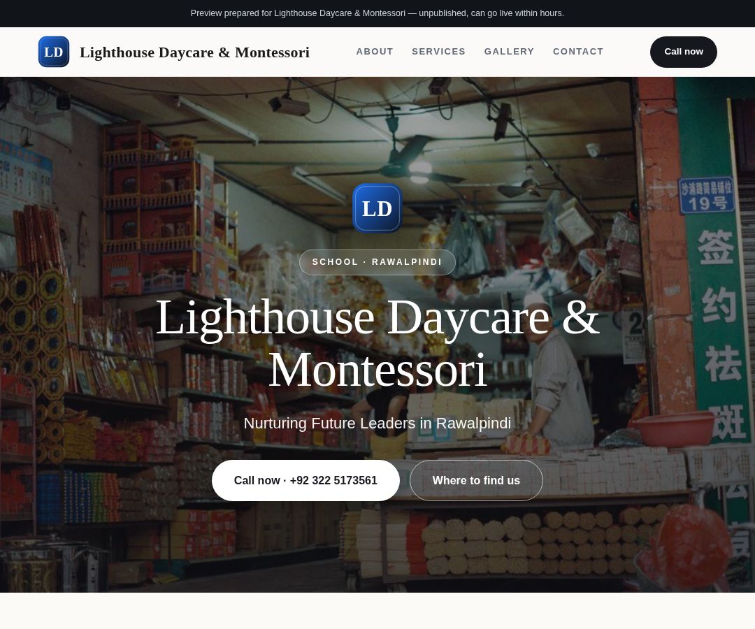 Lighthouse Daycare & Montessori