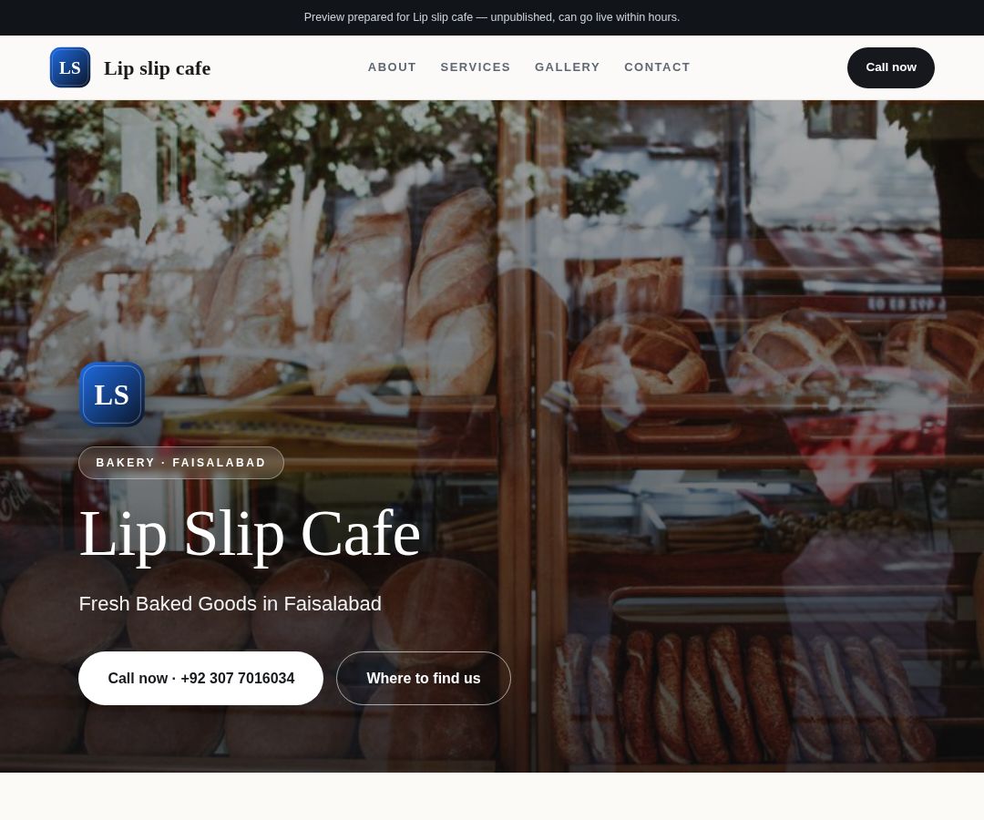 Lip slip cafe