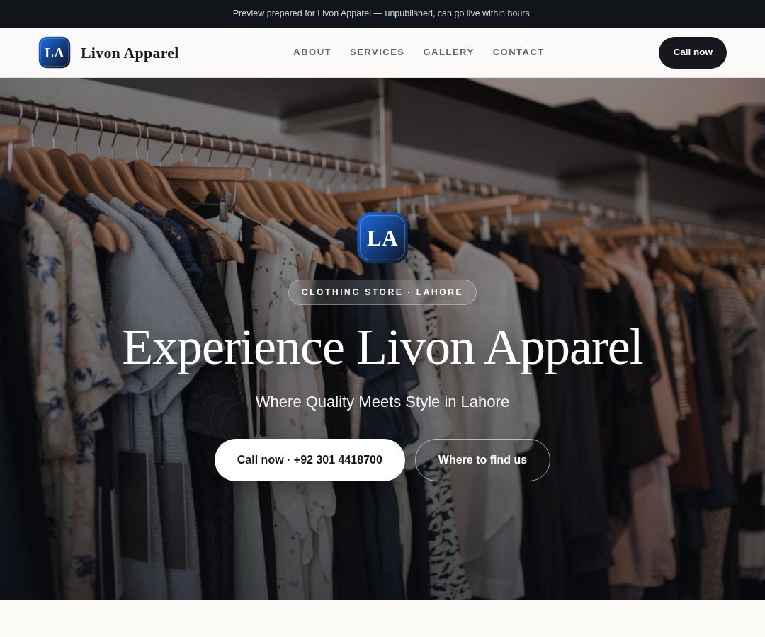 Livon Apparel