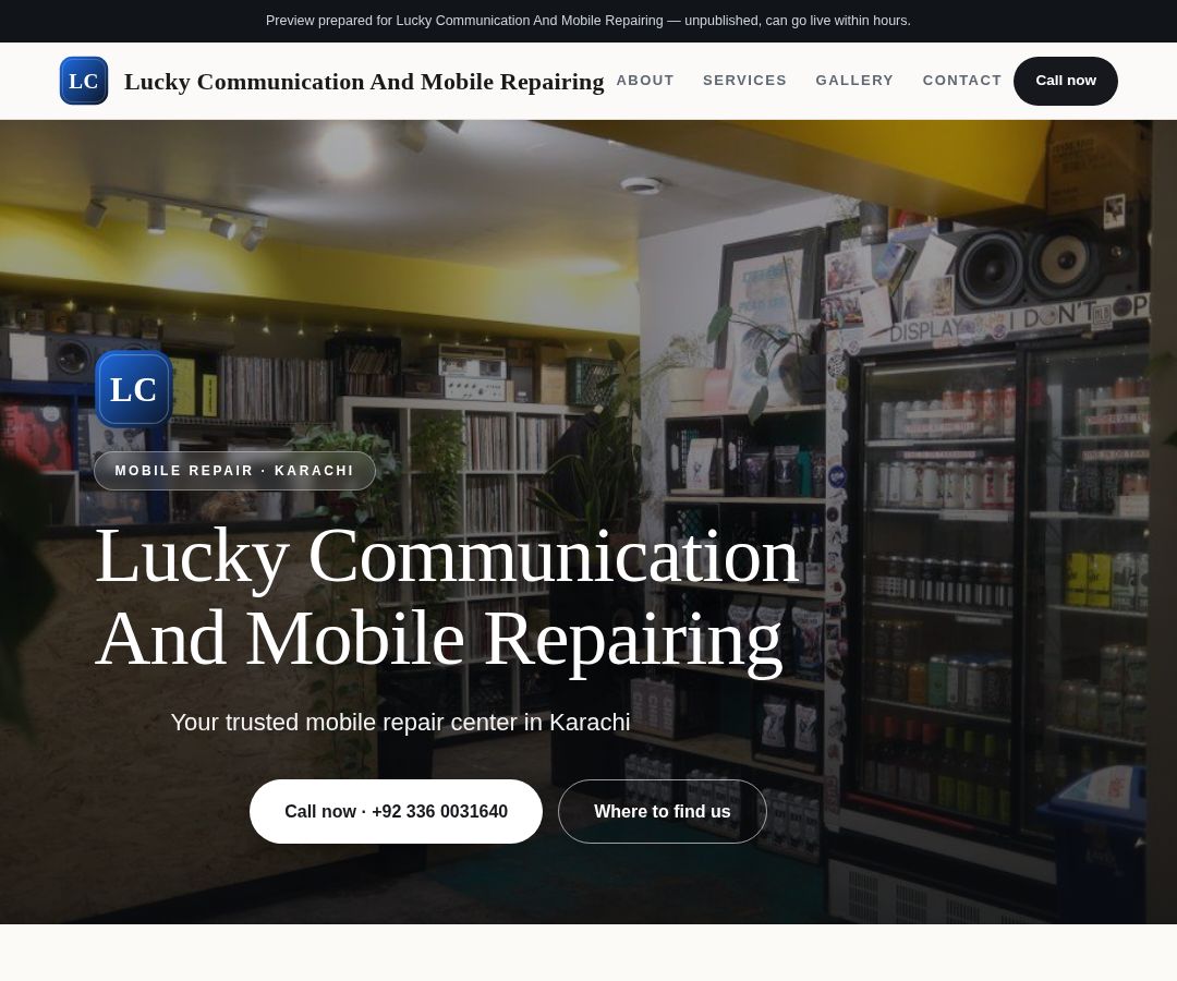 Lucky Communication And Mobile Repairing