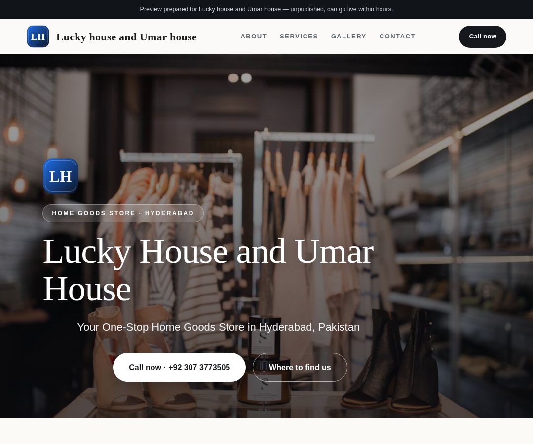 Lucky house and Umar house
