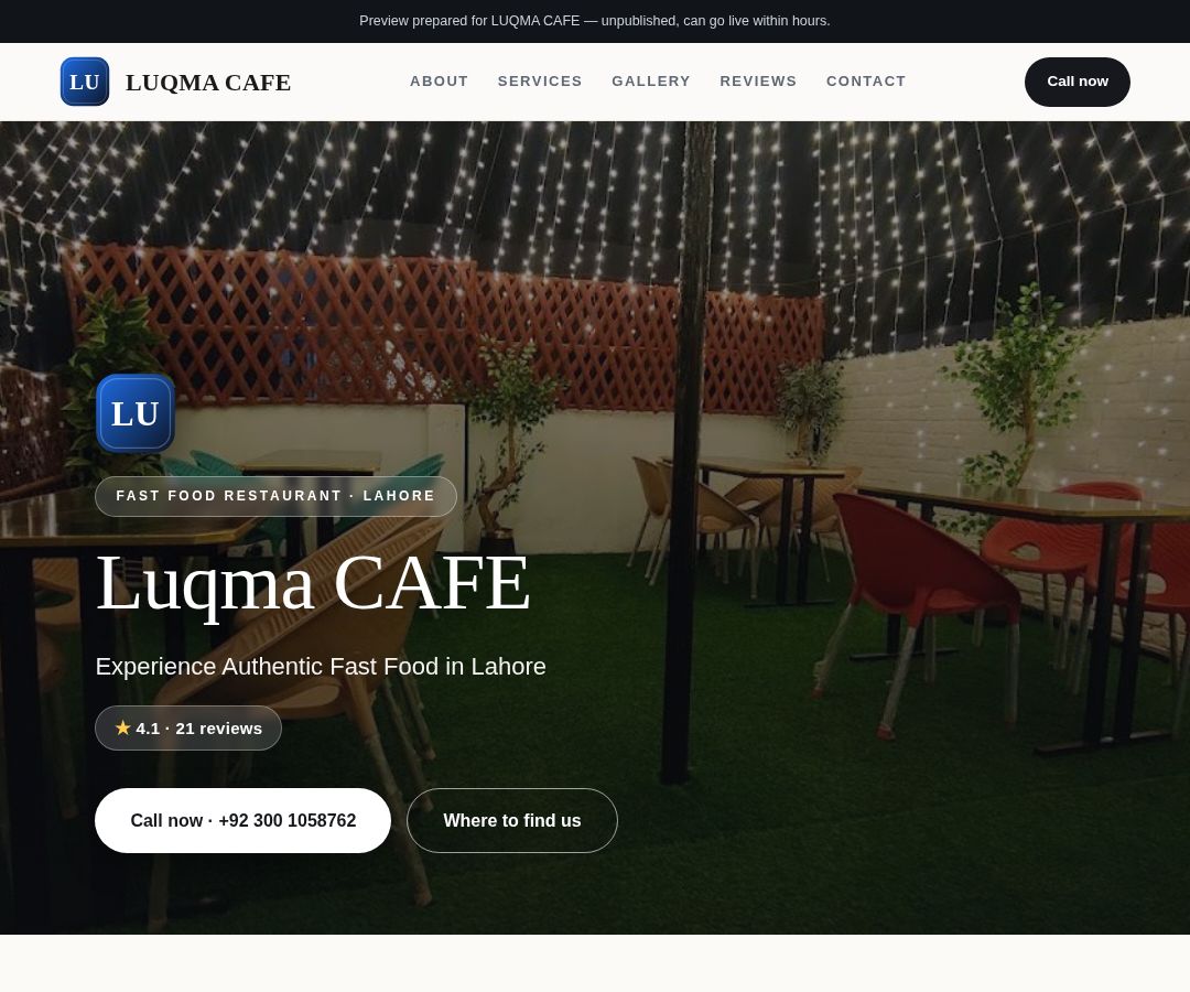 LUQMA CAFE