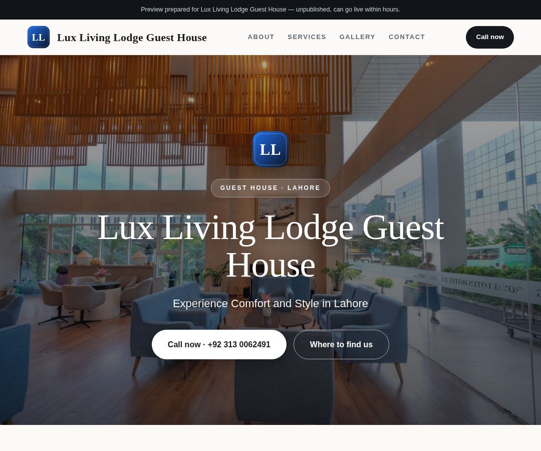 Lux Living Lodge Guest House