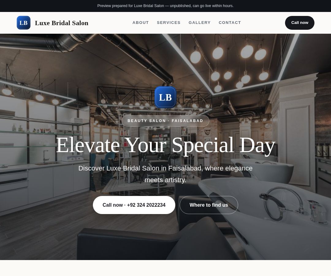 Luxe Bridal Salon