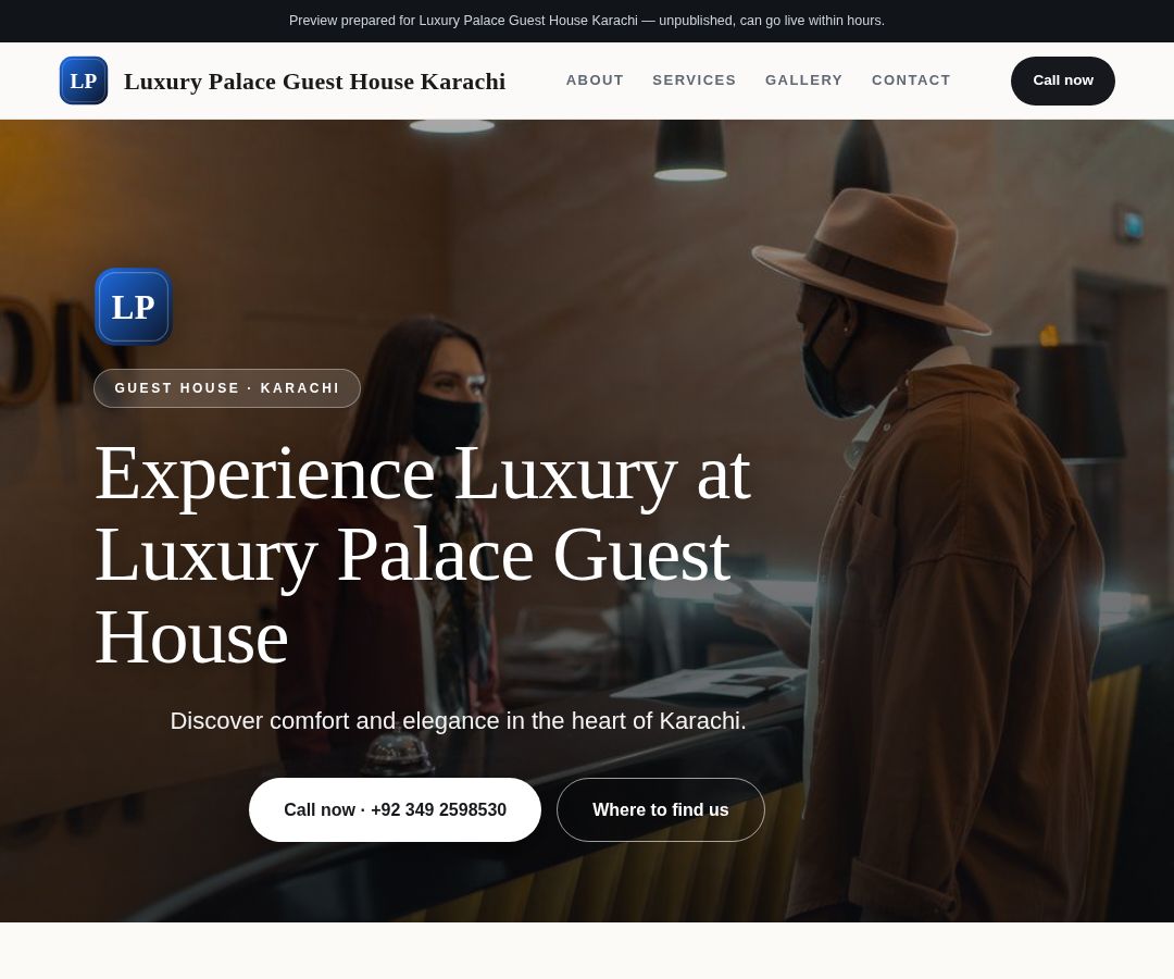 Luxury Palace Guest House Karachi