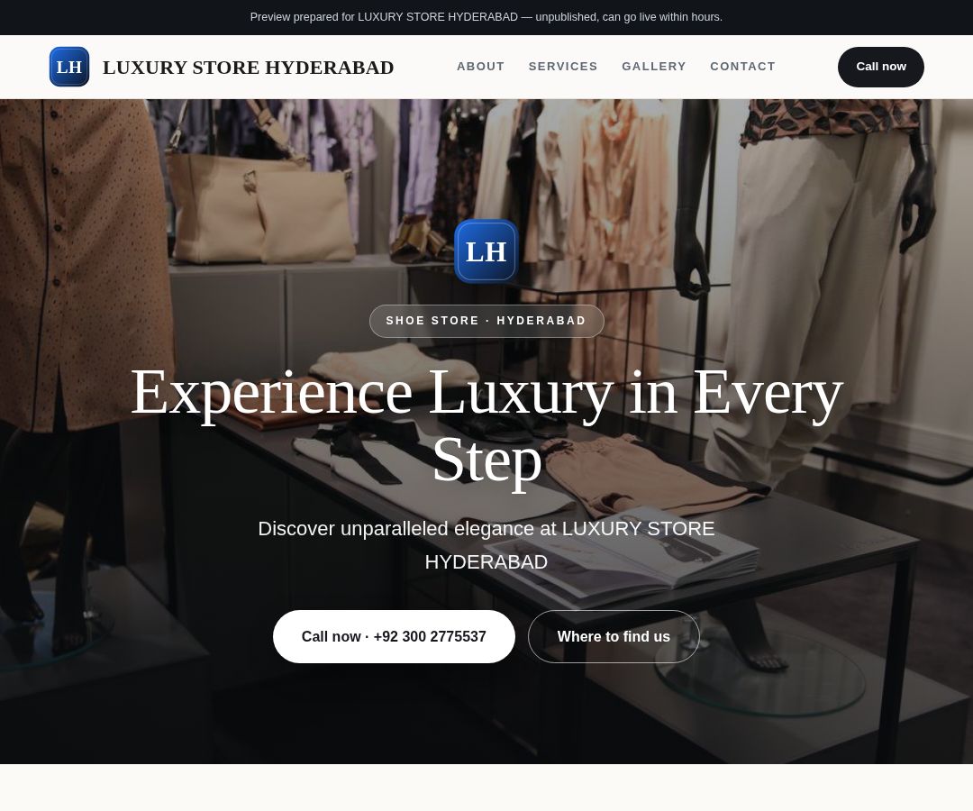 LUXURY STORE HYDERABAD