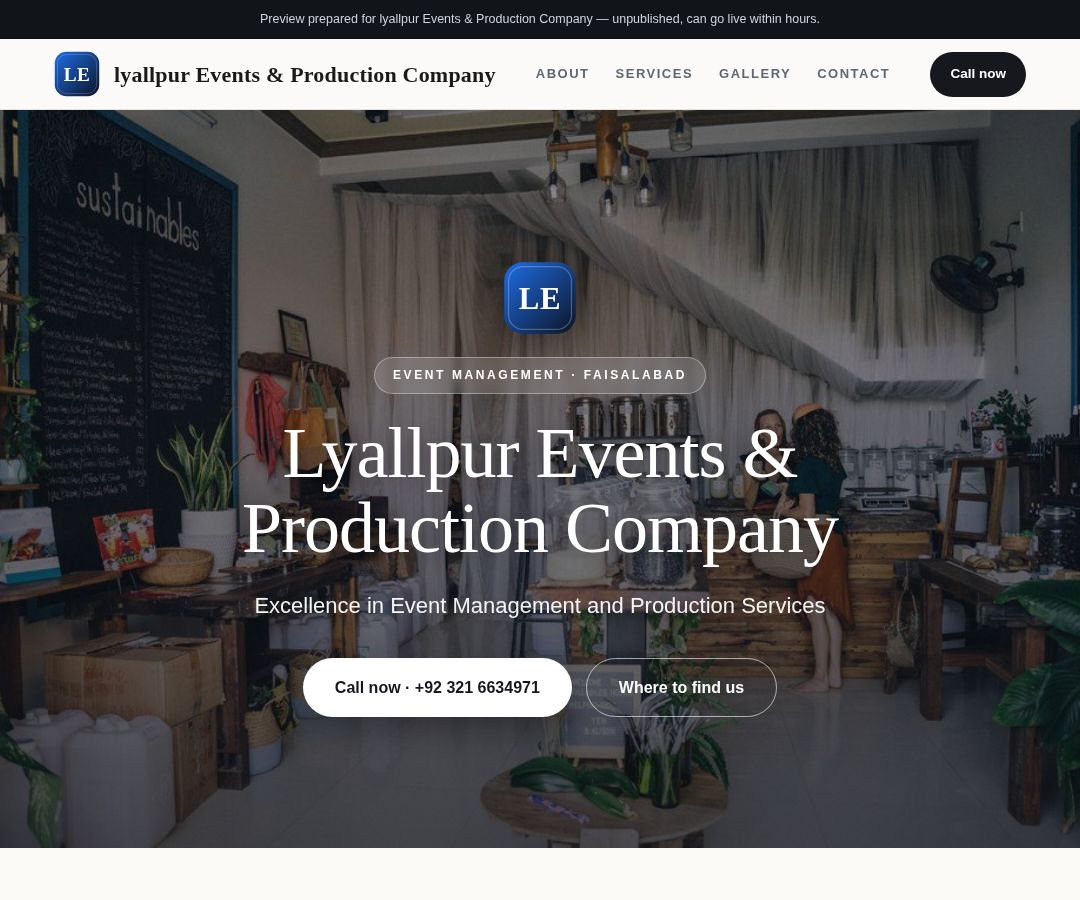 lyallpur Events & Production Company