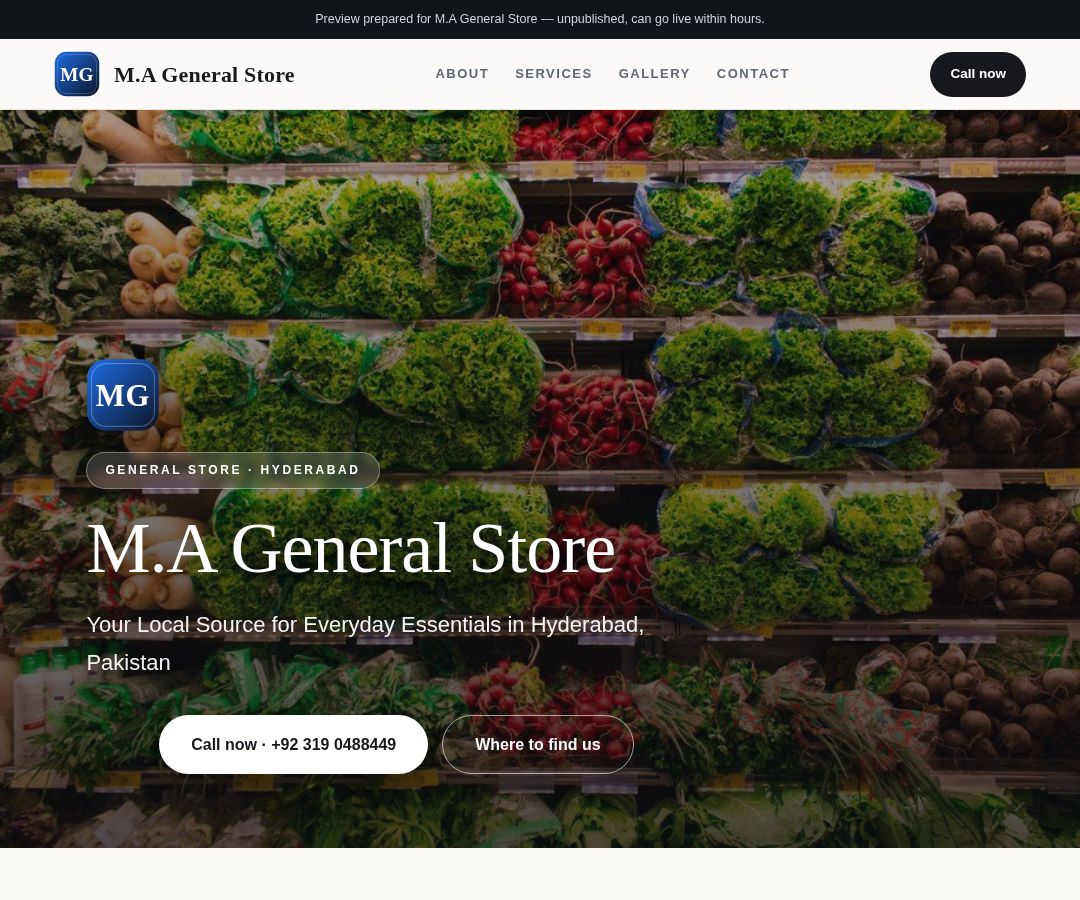 M.A General Store
