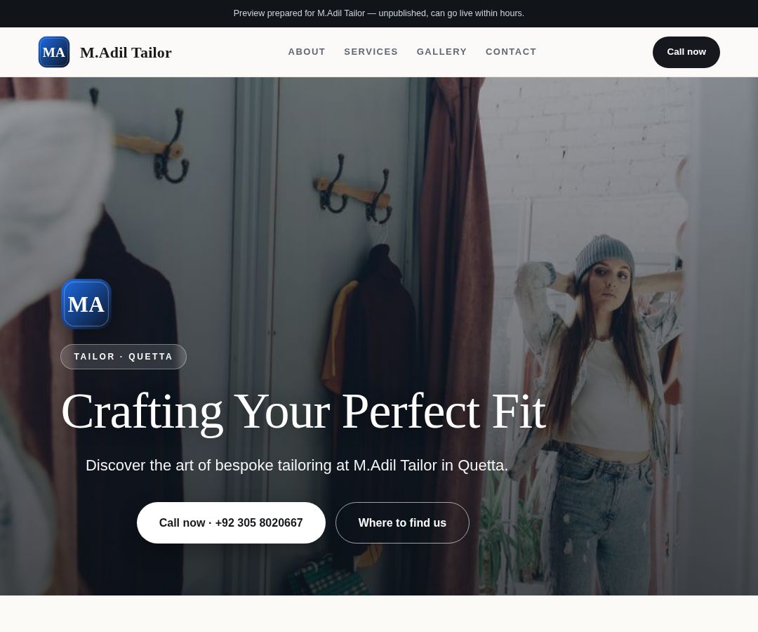 M.Adil Tailor