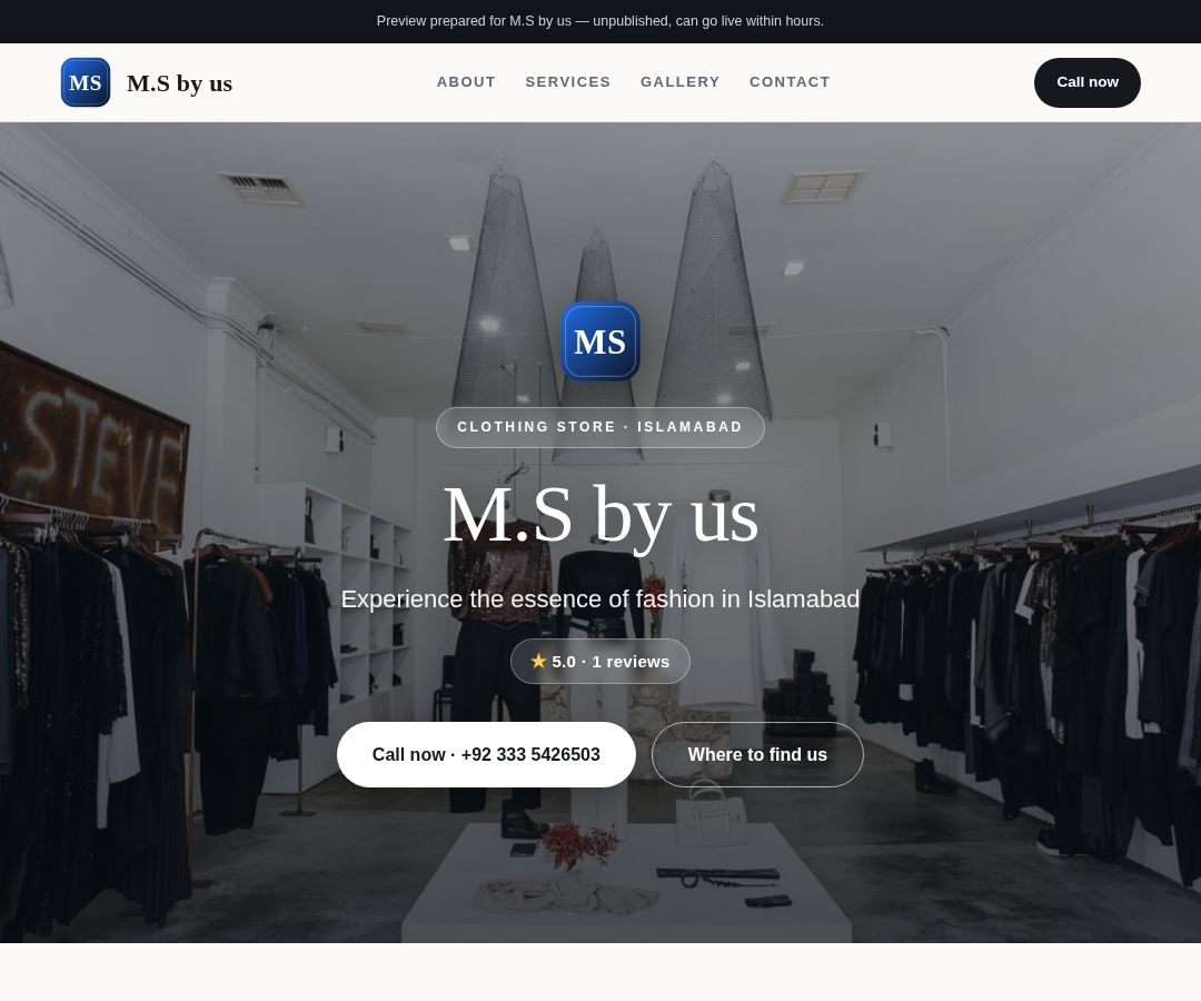 M.S by us