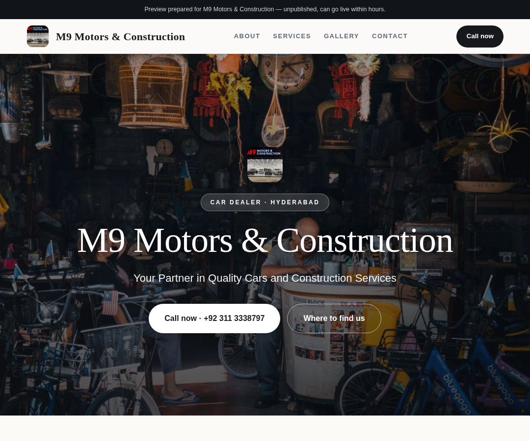 M9 Motors & Construction