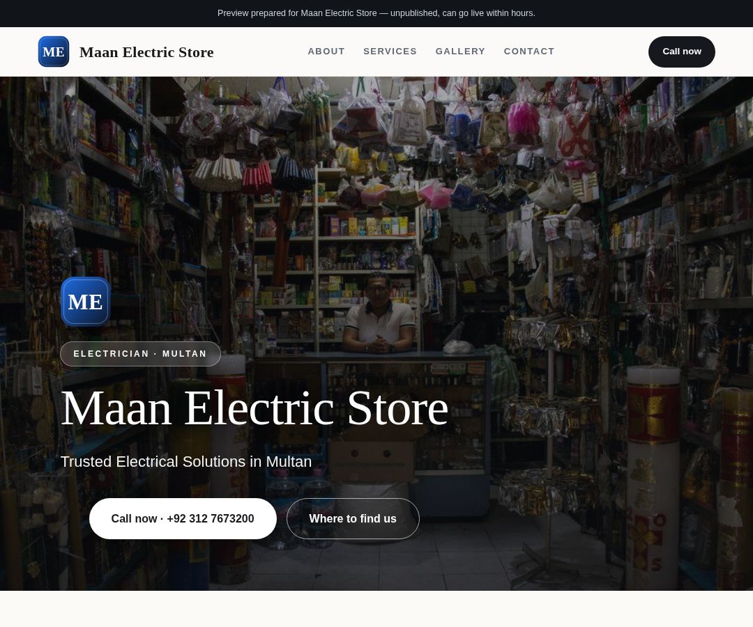 Maan Electric Store