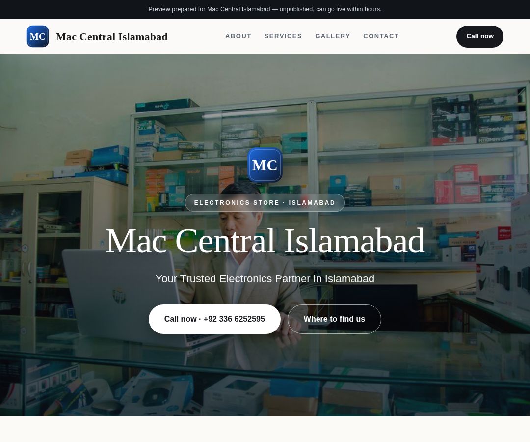 Mac Central Islamabad
