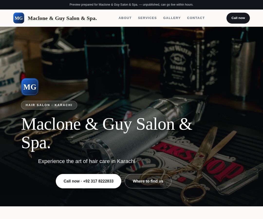 Maclone & Guy Salon & Spa.