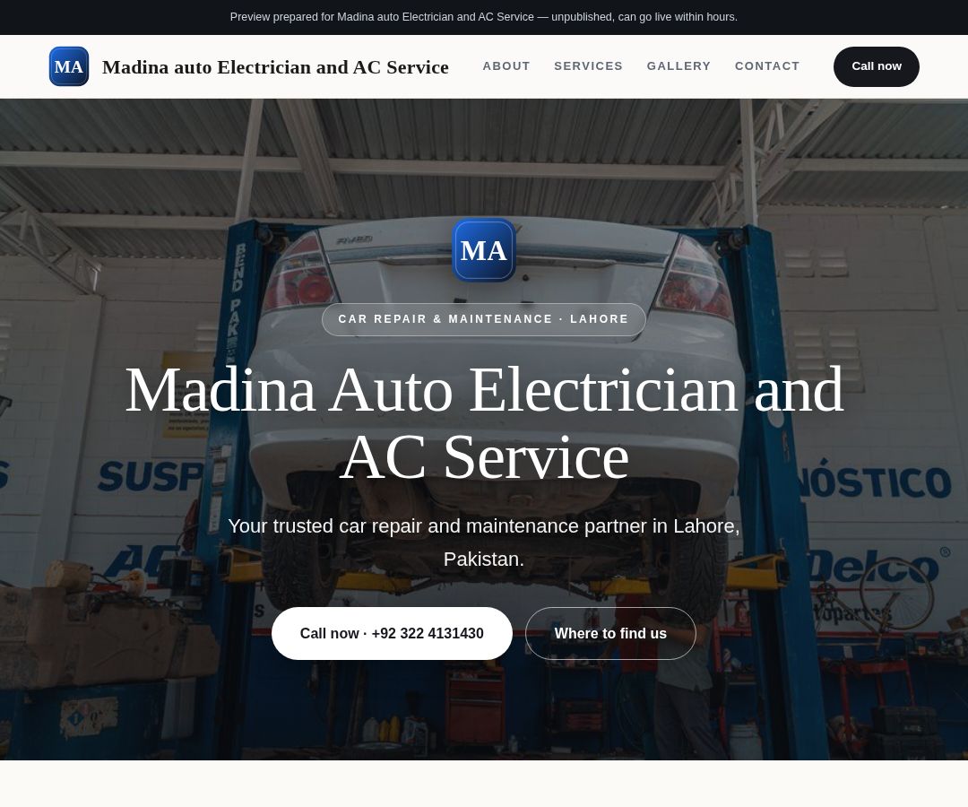 Madina auto Electrician and AC Service